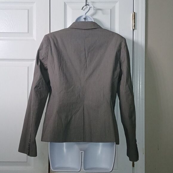New York & Company Stretch gray black blazer suit jacket  Sz 10 NWOT - Picture 5 of 6